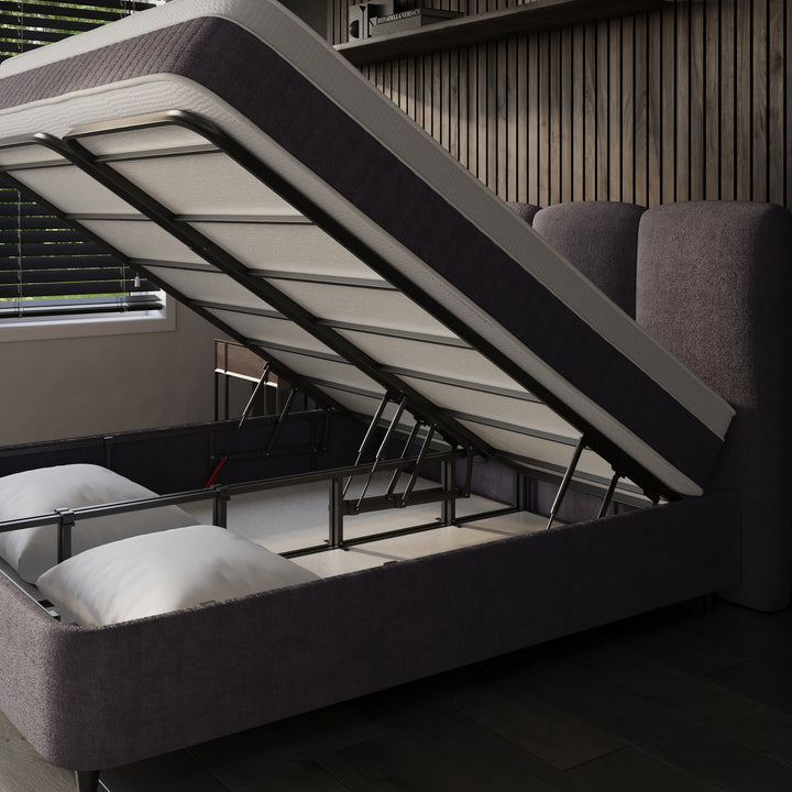 Boxspring met Opbergruimte Allure - Complete Set inclusief Luxe 7-zone Matras 750 pockets/m²