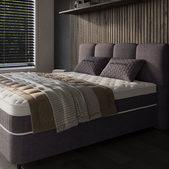 Boxspring met Opbergruimte Allure - Complete Set inclusief Luxe 7-zone Matras 750 pockets/m²