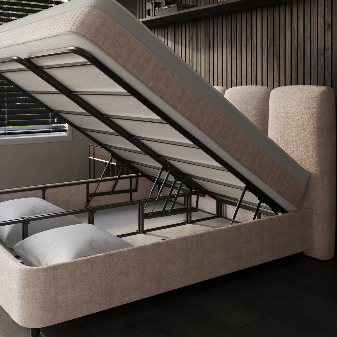 Boxspring met Opbergruimte Allure - Complete Set inclusief Luxe 7-zone Matras 750 pockets/m²