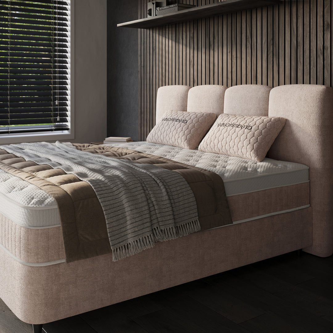 Boxspring met Opbergruimte Allure - Complete Set inclusief Luxe 7-zone Matras 750 pockets/m²