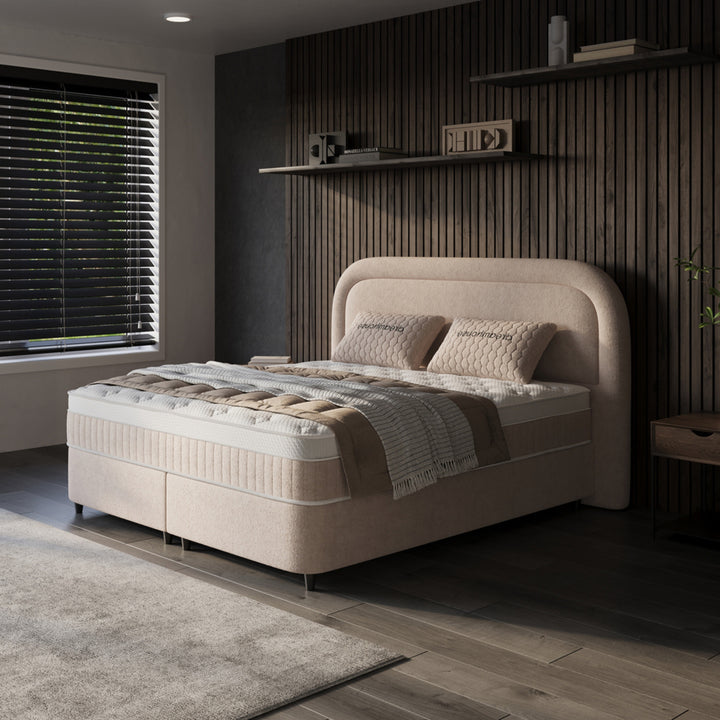 Boxspring met Opbergruimte Essence - Complete Set met Luxe 7-zone Matras