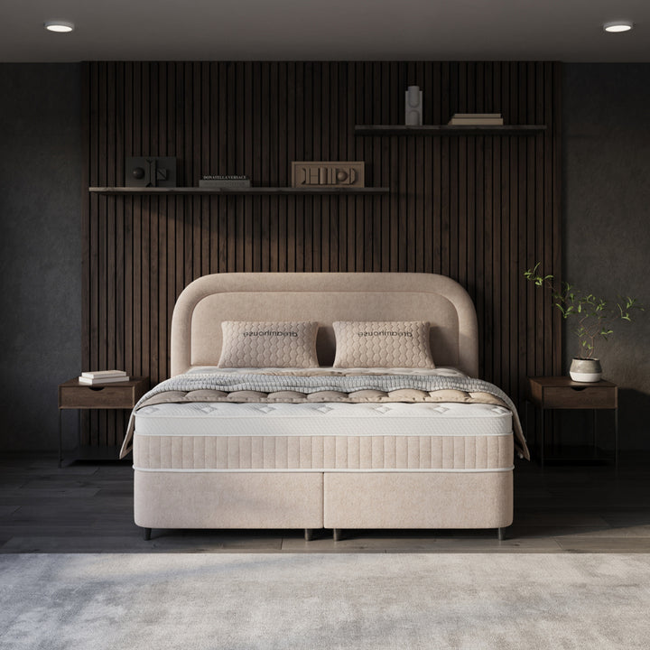 Boxspring met Opbergruimte Essence - Complete Set met Luxe 7-zone Matras