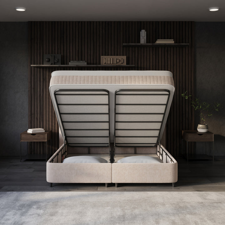 Boxspring met Opbergruimte Essence - Complete Set met Luxe 7-zone Matras