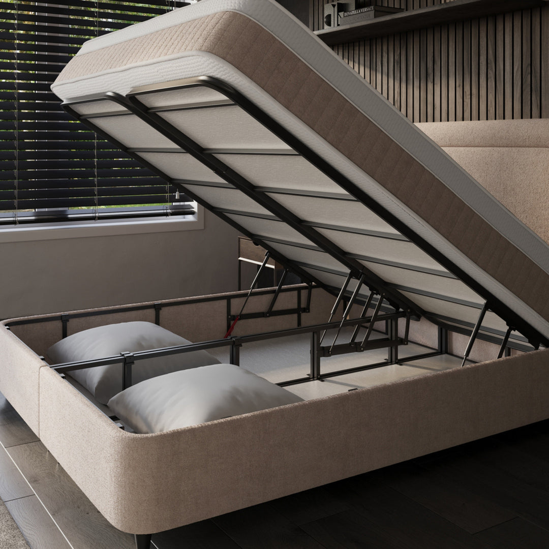 Boxspring met Opbergruimte Essence - Complete Set met Luxe 7-zone Matras