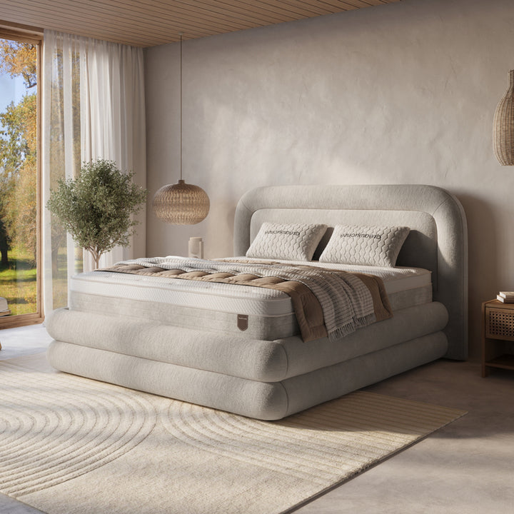Boxspring met Opbergruimte Halo - Complete Set met Luxe 7-zone Matras