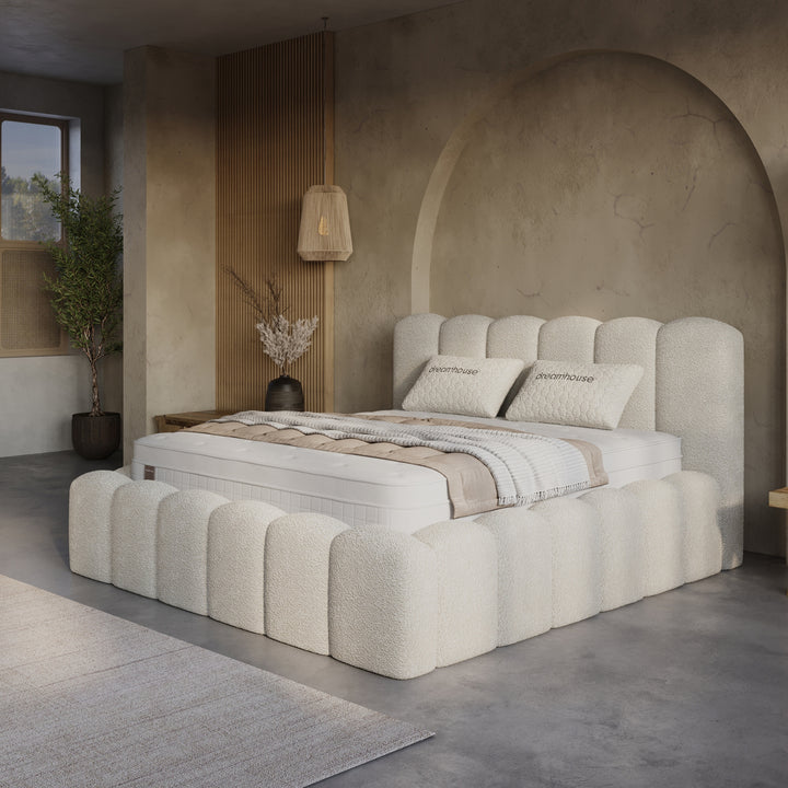 Boxspring met Opbergruimte Harmony - Complete Set inclusief Luxe 7-zone Matras 750 pockets/m²