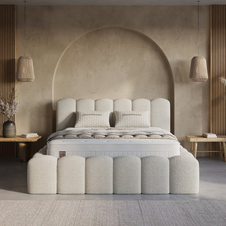 Boxspring met Opbergruimte Harmony - Complete Set inclusief Luxe 7-zone Matras 750 pockets/m²