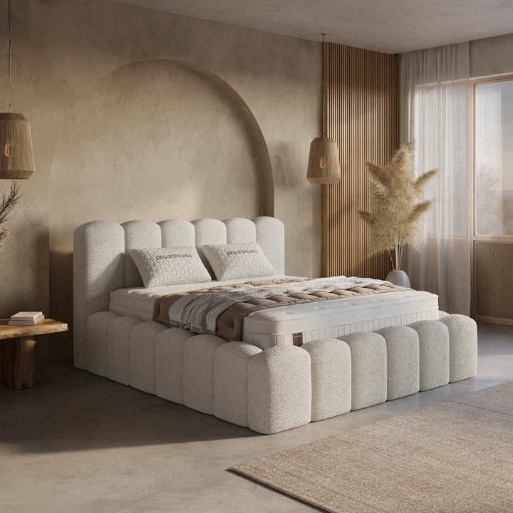 Boxspring met Opbergruimte Harmony - Complete Set inclusief Luxe 7-zone Matras 750 pockets/m²