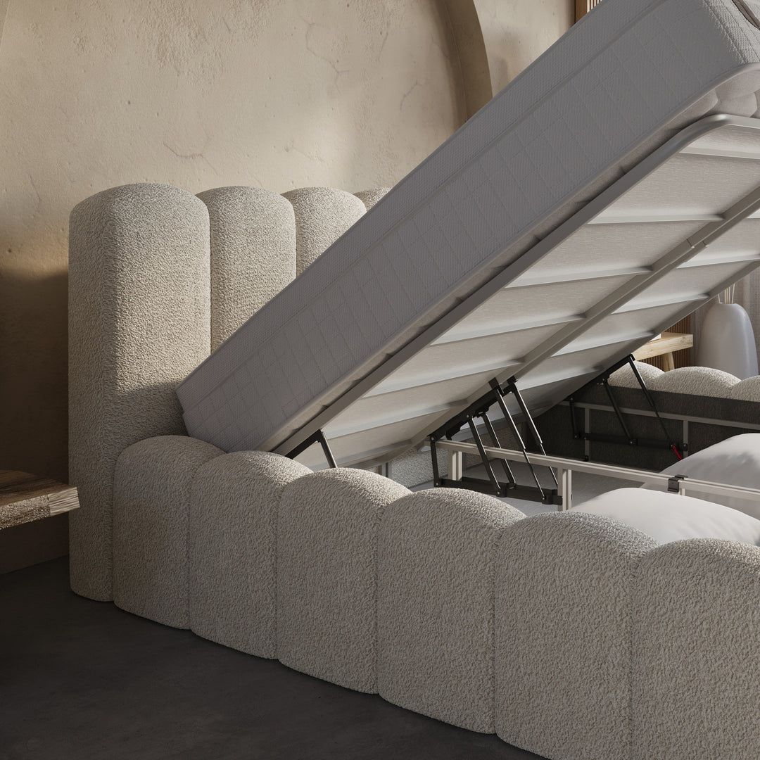 Boxspring met Opbergruimte Harmony - Complete Set inclusief Luxe 7-zone Matras 750 pockets/m²