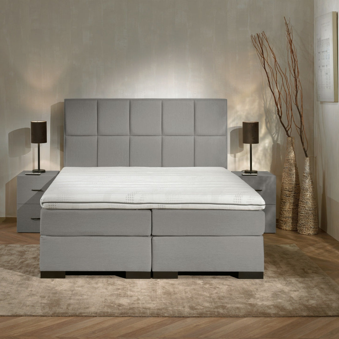 Boxspring iBriljant - Complete Set - Luxe Orthopedische 7-zone Matrassen - Gratis Topper