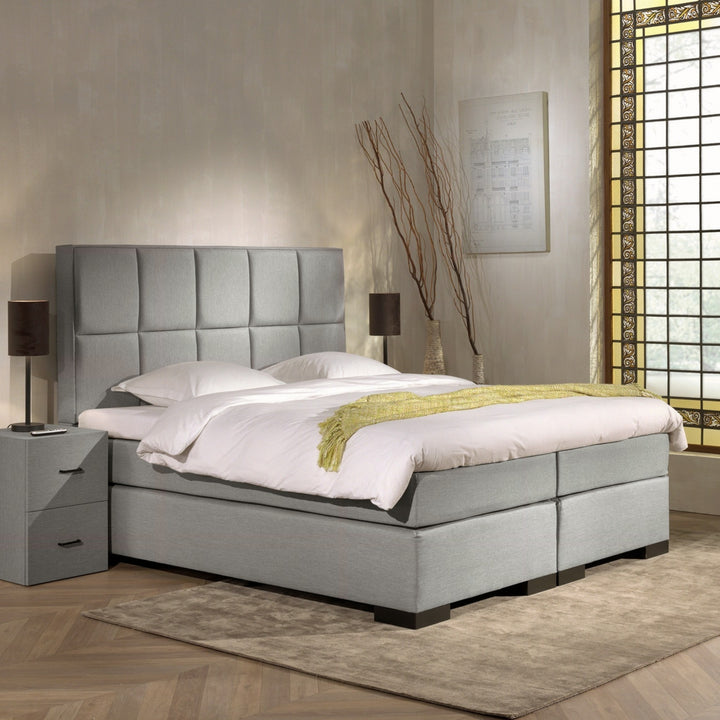 Boxspring iBriljant - Complete Set - Luxe Orthopedische 7-zone Matrassen - Gratis Topper