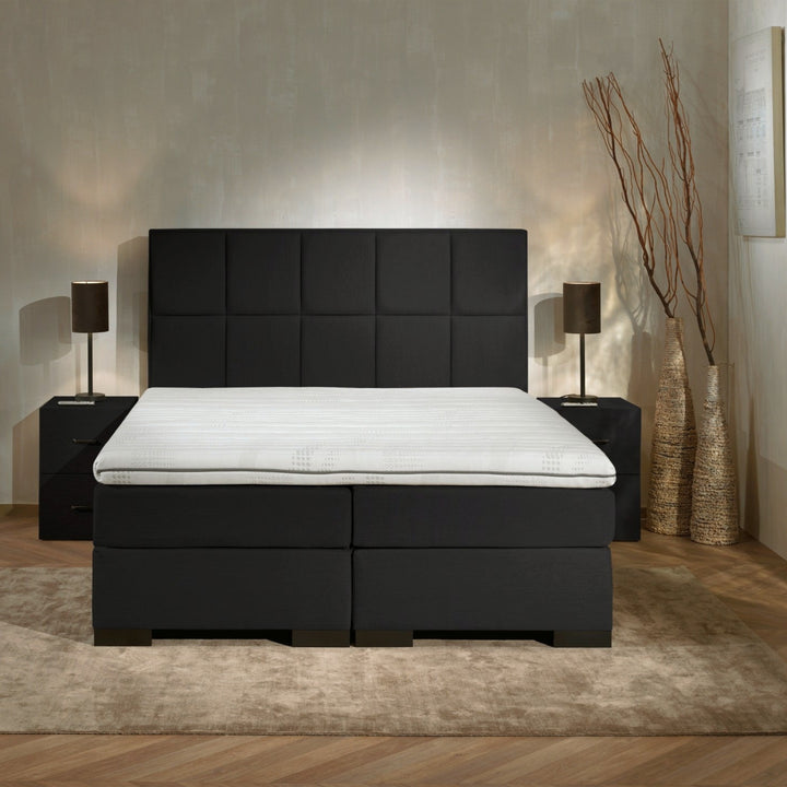 Boxspring iBriljant - Complete Set - Luxe Orthopedische 7-zone Matrassen - Gratis Topper