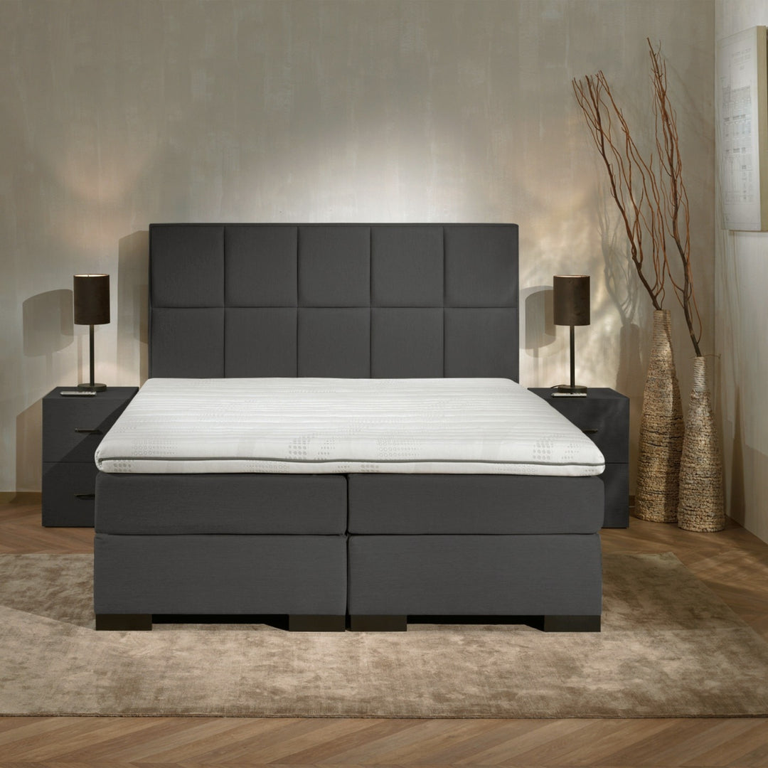 Boxspring iBriljant - Complete Set - Luxe Orthopedische 7-zone Matrassen - Gratis Topper