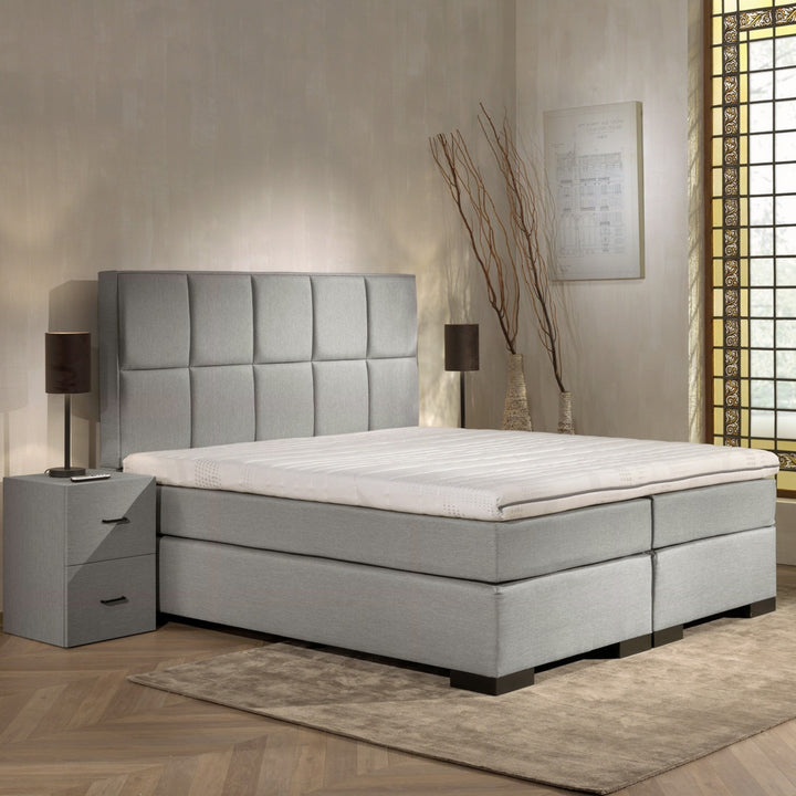 Boxspring iBriljant - Complete Set - Luxe Orthopedische 7-zone Matrassen - Gratis Topper