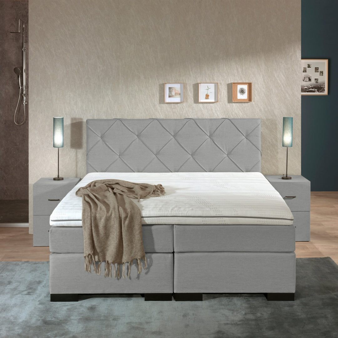 Boxspring iElegant - Complete Set - Luxe Orthopedische 7-zone Matrassen - Gratis Topper