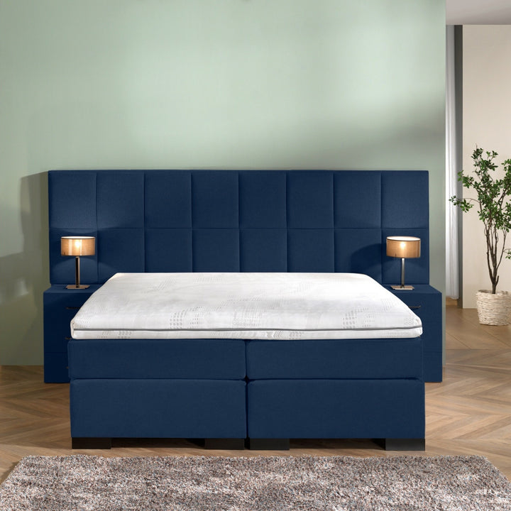 Boxspring iPrestige - Complete Set - Luxe Orthopedische 7-zone Matrassen - Gratis Topper