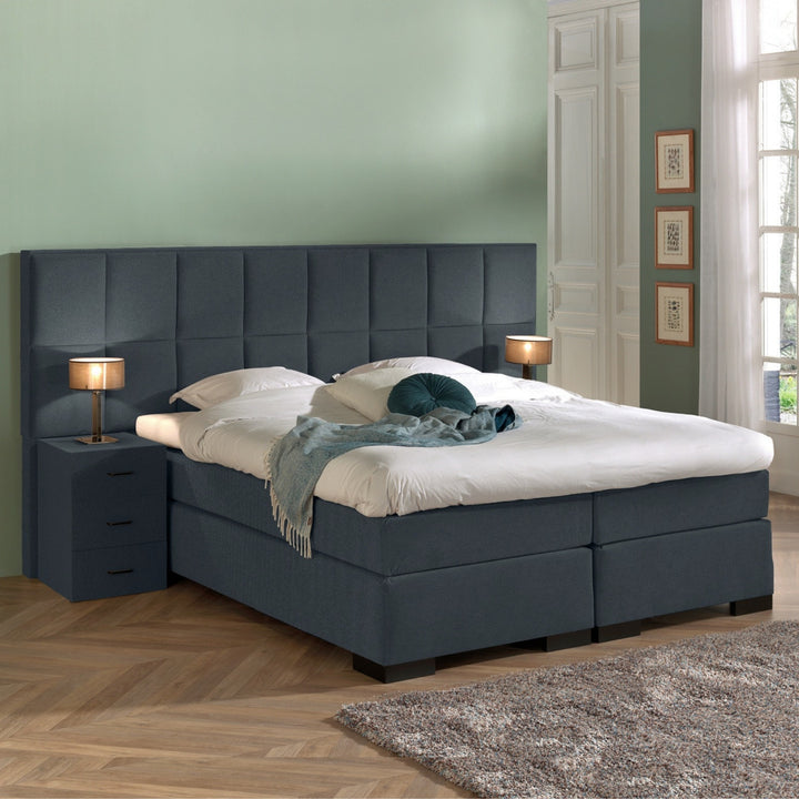 Boxspring iPrestige - Complete Set - Luxe Orthopedische 7-zone Matrassen - Gratis Topper