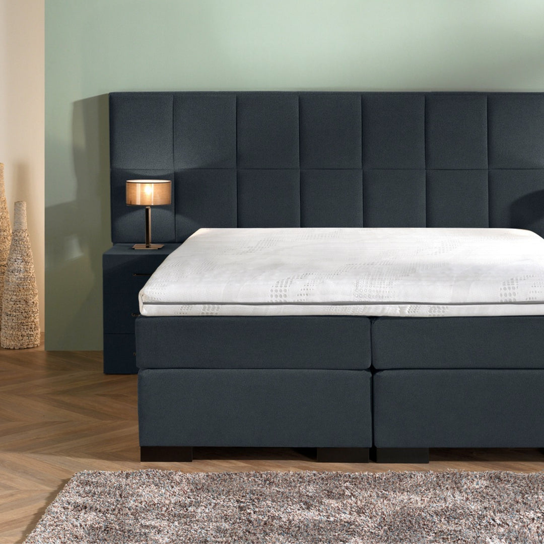 Boxspring iPrestige - Complete Set - Luxe Orthopedische 7-zone Matrassen - Gratis Topper