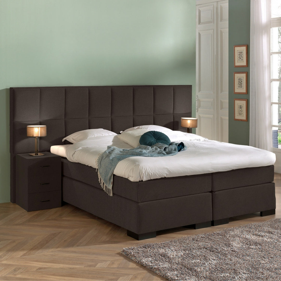 Boxspring iPrestige - Complete Set - Luxe Orthopedische 7-zone Matrassen - Gratis Topper