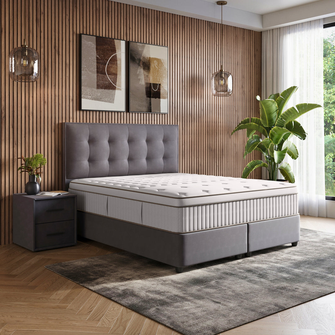 Boxspring met Opbergruimte iHotel - Complete Set - Luxe 7-zone Matras