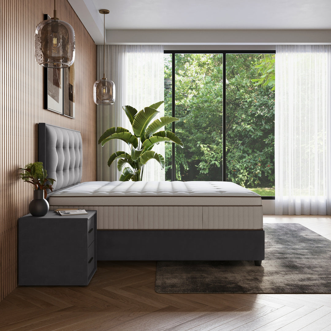 Boxspring met Opbergruimte iHotel - Complete Set - Luxe 7-zone Matras