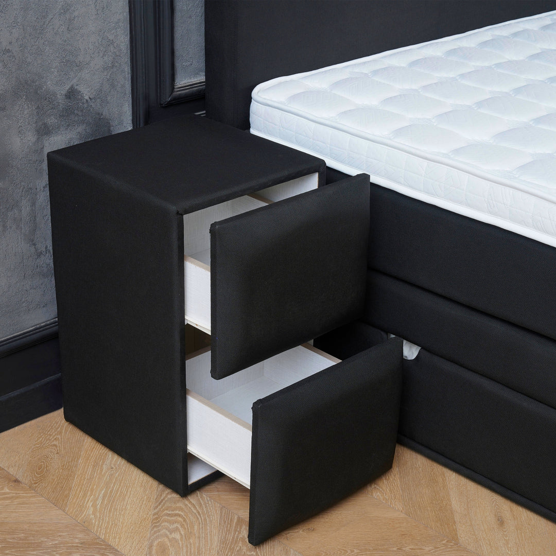 Boxspring met Opbergruimte iSmart - Complete Set - Luxe 7-zone Matras - Gratis Topper