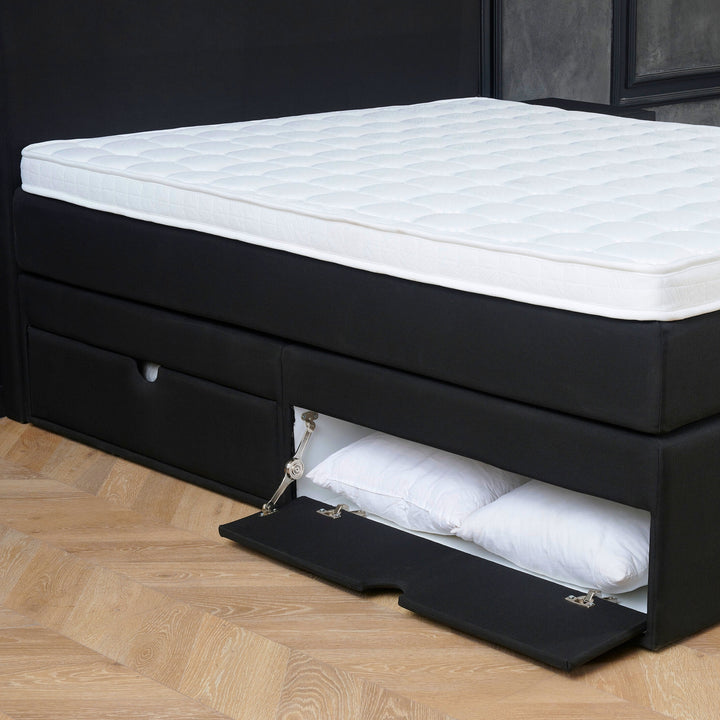 Boxspring met Opbergruimte iSmart - Complete Set - Luxe 7-zone Matras - Gratis Topper