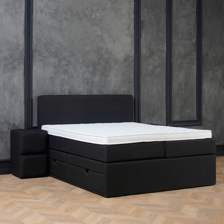 Boxspring met Opbergruimte iSmart - Complete Set - Luxe 7-zone Matras - Gratis Topper