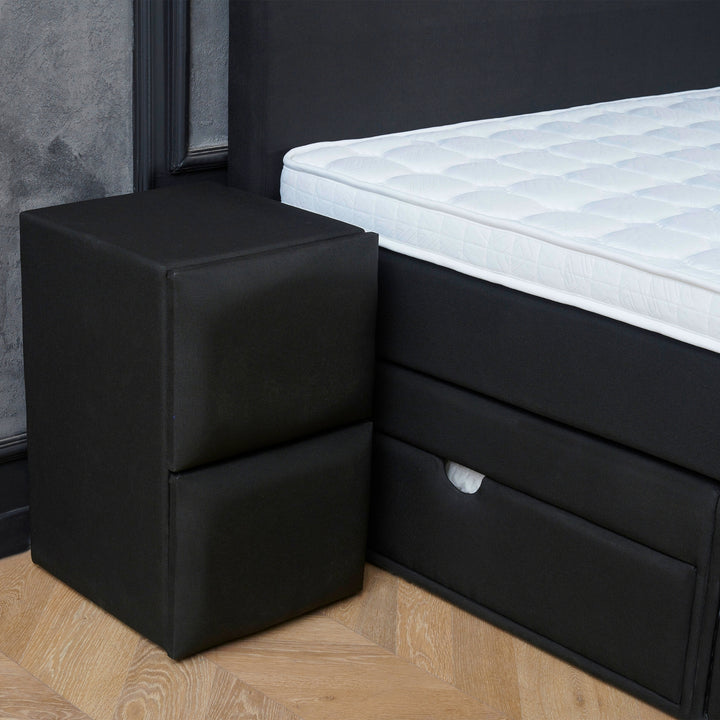 Boxspring met Opbergruimte iSmart - Complete Set - Luxe 7-zone Matras - Gratis Topper