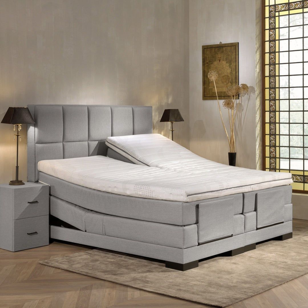 Elektrische Boxspring iBriljant | Complete set | Luxe Orthopedische 7-zone matrassen | Gratis topmatras