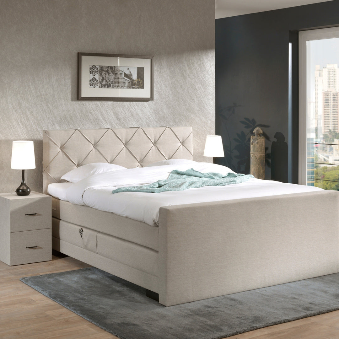 Elektrische Boxspring iElegant | Complete set | Luxe Orthopedische 7-zone matrassen | Gratis topmatras