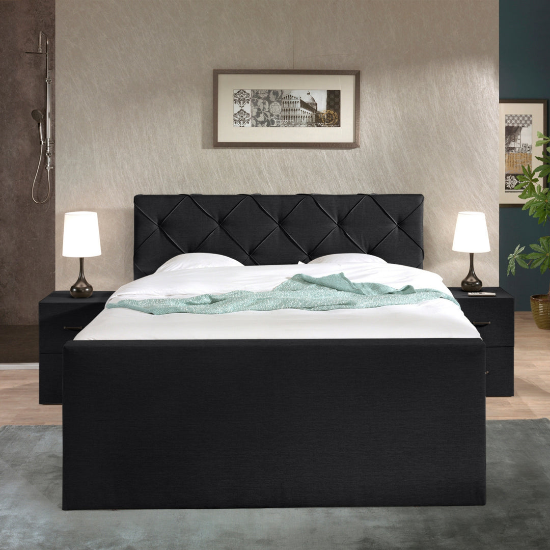 Elektrische Boxspring iElegant - Complete Set - Luxe Orthopedische 7-zone Matrassen - Gratis Topper en Draadloze Bediening