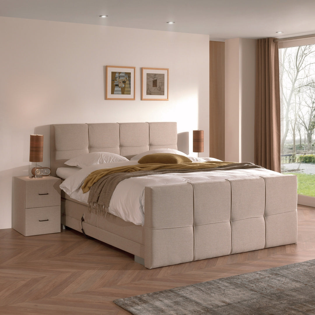 Elektrische Boxspring iElite | Complete set | Luxe Orthopedische 7-zone matrassen | Gratis topmatras