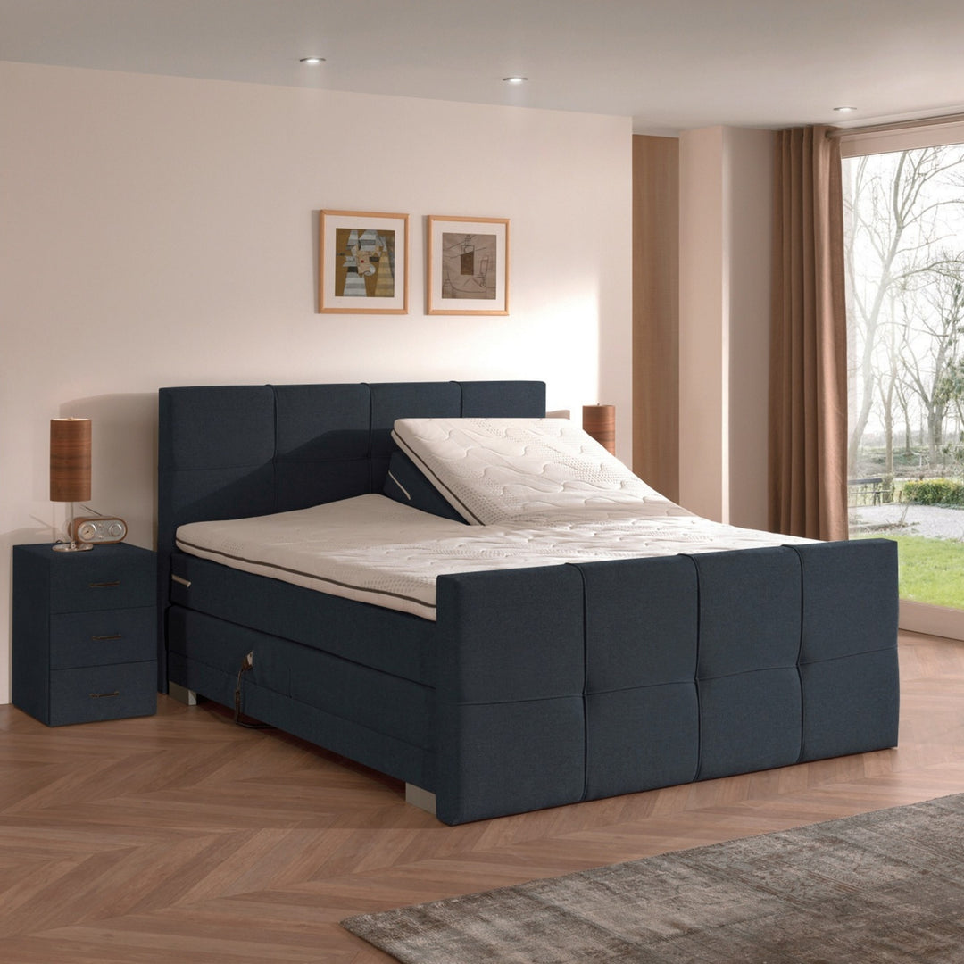 Elektrische Boxspring iElite | Complete set | Luxe Orthopedische 7-zone matrassen | Gratis topmatras