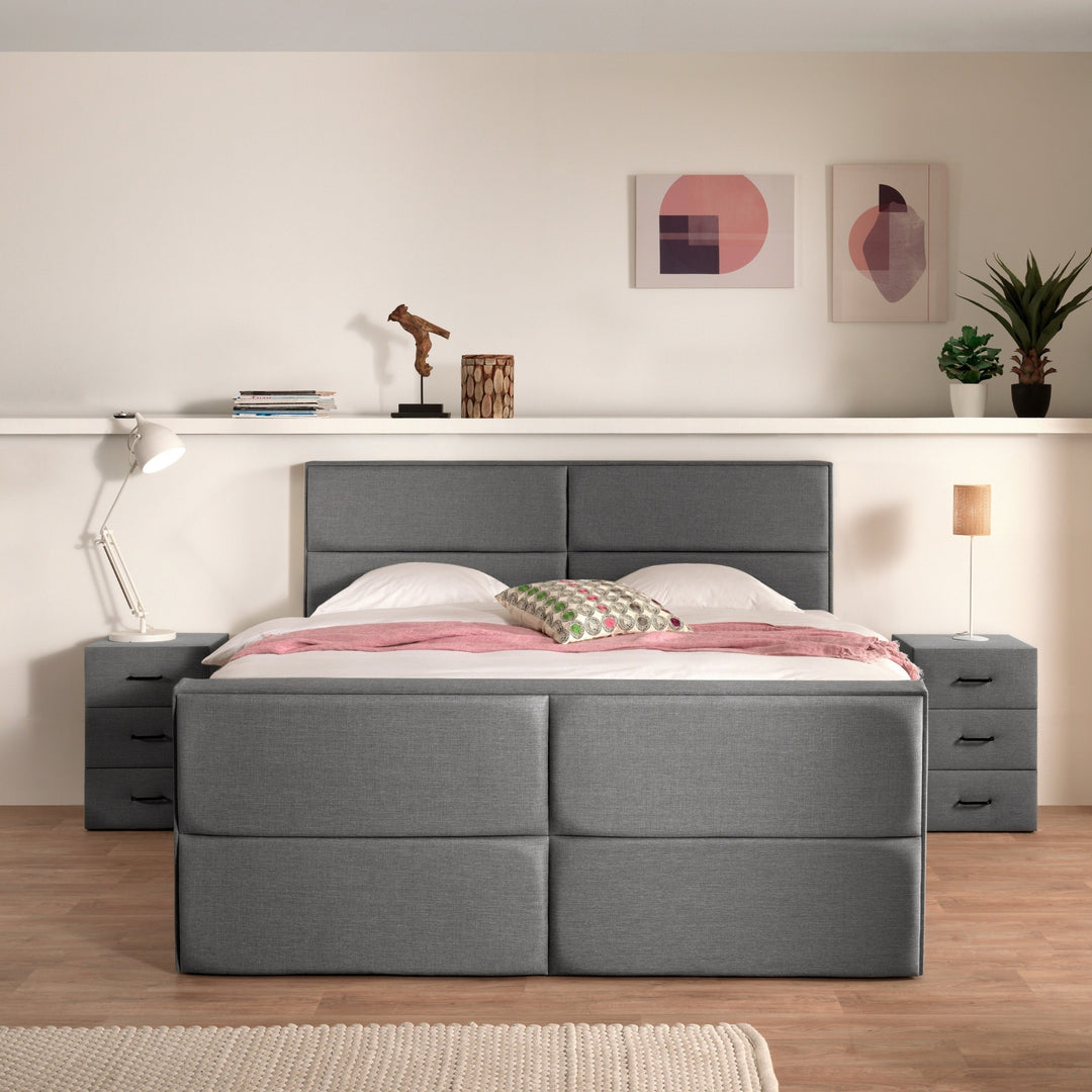 Elektrische Boxspring iExcellent | Complete set | Luxe Orthopedische 7-zone matrassen | Gratis topmatras