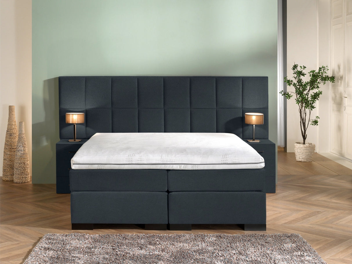iPrestige Boxspring - Luxe orthopedische 7-zone matrassen - Complete set met gratis topmatras