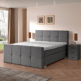 iElite Boxspring - Luxe orthopedische 7-zone matrassen - Complete set met gratis topmatras