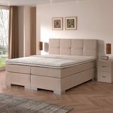 iElite Boxspring - Luxe orthopedische 7-zone matrassen - Complete set met gratis topmatras