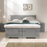 iPure Elektrische Boxspring - Luxe orthopedische 7-zone matrassen - Complete set met gratis topmatras en draadloze bediening