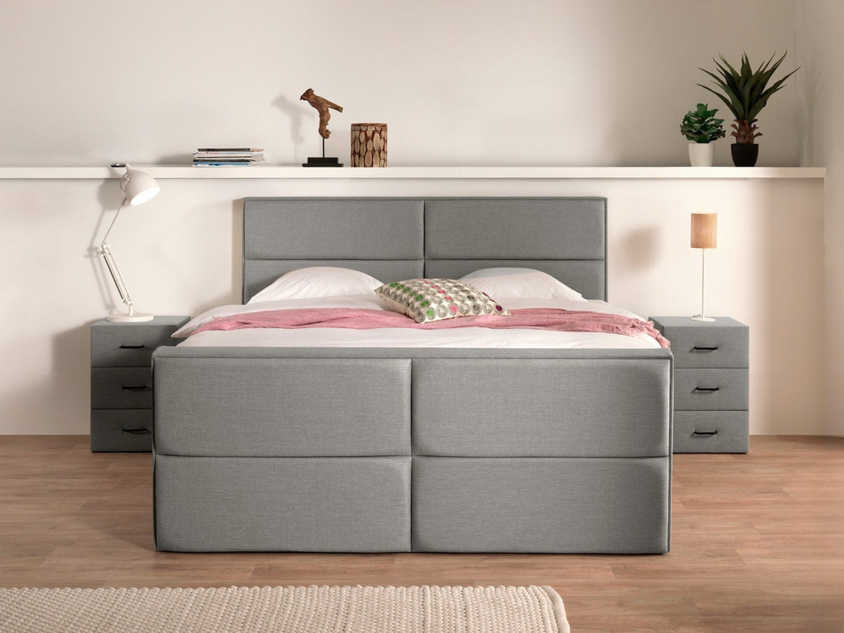 iExcellent Elektrische Boxspring - Luxe orthopedische 7-zone matrassen - Complete set met gratis topmatras en draadloze bediening