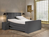 iBriljant Elektrische Boxspring - Luxe orthopedische 7-zone matrassen - Complete set met gratis topmatras en draadloze bediening