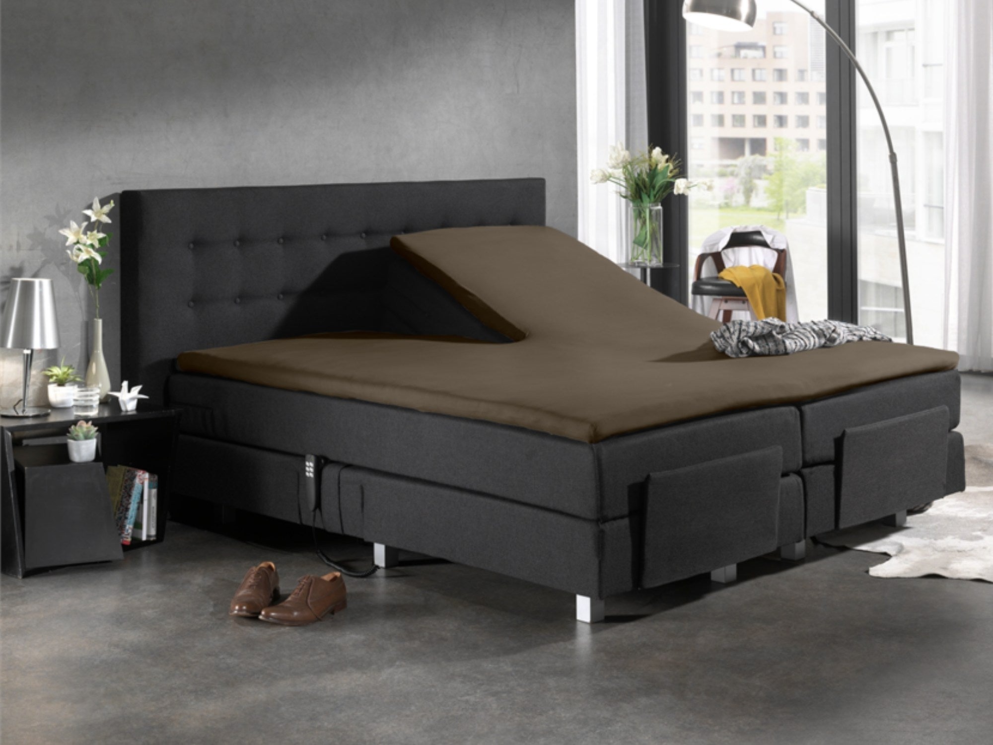 Jersey Katoen Split-Topper Hoeslaken - Luxury Line