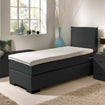 iPure 1-Persoons Boxspring - Luxe orthopedisch 7-zone matras - Complete set met gratis topmatras